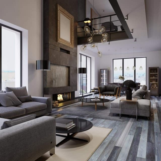 Residential property living area